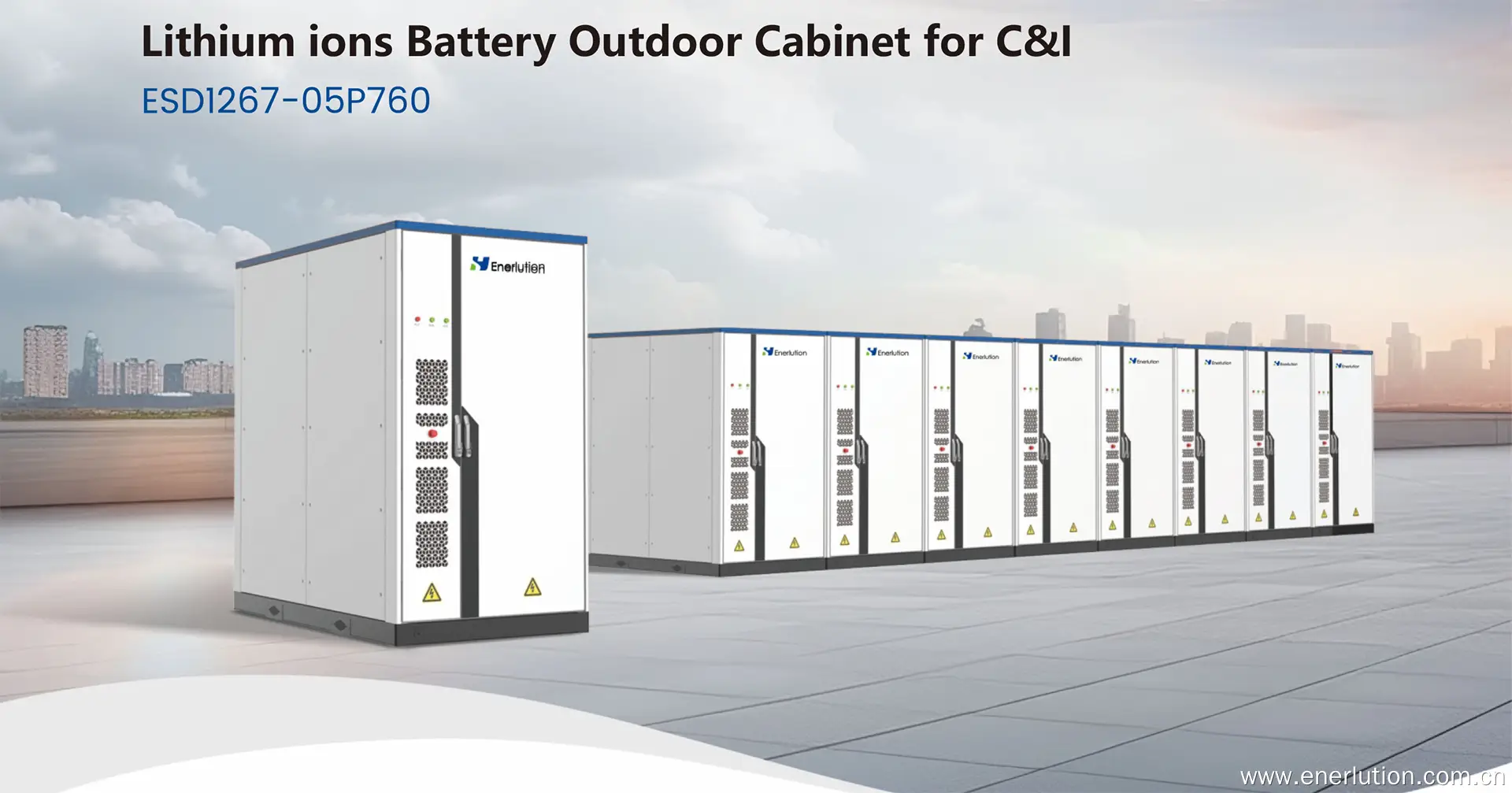 Armoire extérieure de batterie au lithium pour C pour C&amp;I-ESD1267-05P760 1