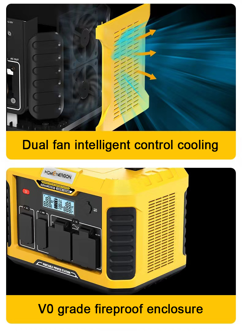 Enerlution 、 Hybess - محمولة بطارية Homenergon Solar Storage Battery Lithium Ion Battery 300W 330W Solar Power Station Bank Proper Propert 10