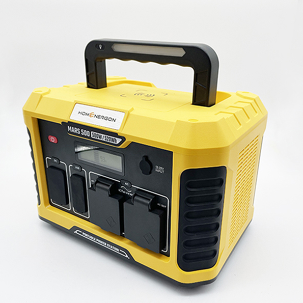 Enerlution 、 Hybess - محمولة بطارية Homenergon Solar Storage Battery Lithium Ion Battery 300W 330W Solar Power Station Bank Proper Propert 8