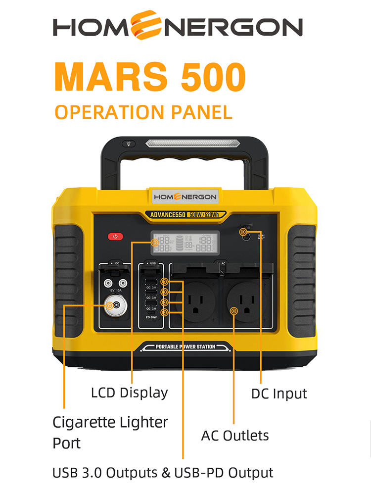 Enerluction 、 Hybess - 2022Popular LifePo4 Cellula della batteria Portable Power Power Celement Portable Power Station 10