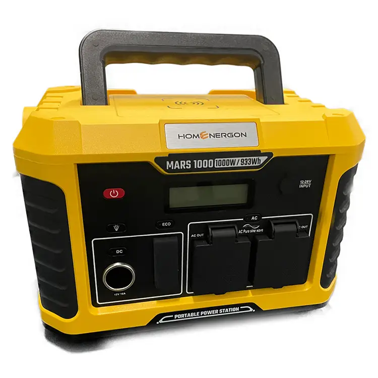 Energie 、 Hybess - Eyacht Hot Sale wiederaufladbare Batterie tragbare HomeGon -Lithium -Ionen -Batterien 600W 1000W Solarenergie Kraftwerk Backup Tragbares Kraftwerk tragbar 1
