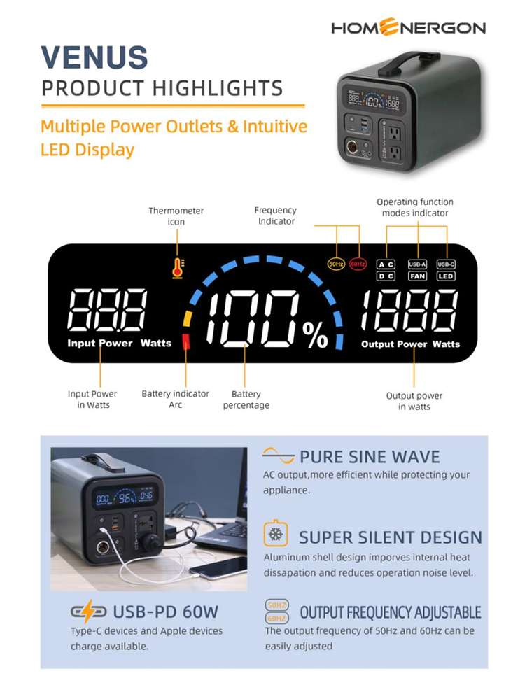 Enerlution 、 Hybess - Calidad garantizada Precio adecuado Producto Producto Producto Producto Producto China Estación de energía portátil de iones de litio 13