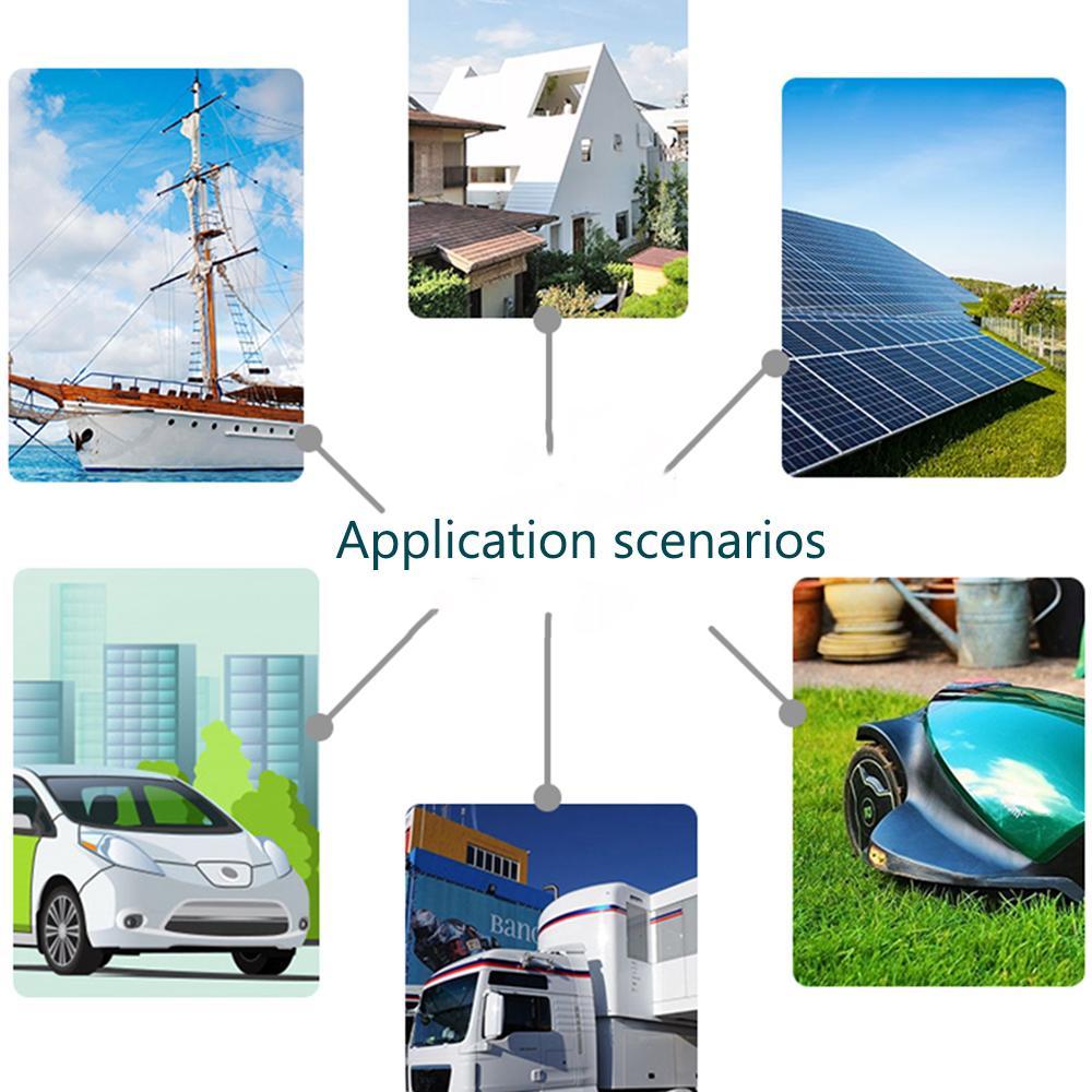 Enerlution 、 Hybess: batería de fosfato de hierro de litio personalizada de 24 voltios 100Ah para el almacenamiento de energía y energía sin agrupación 7