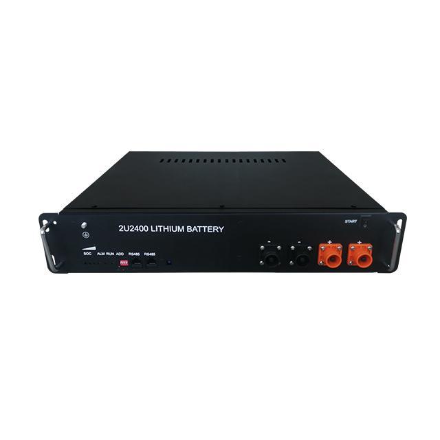 Enerlution 、 Hybess - Batería de iones de litio Lifepo4 2U 3U 2.4kWh 2.8kWh 48V 50AH Batería de telecomunicaciones para 3G 4G 5G Estación base sin grupo 12