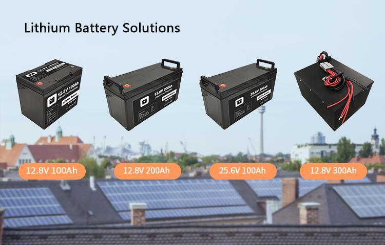Enerlution 、 Hybess - Batería RV 12V 200AH LIFEPO4 Batería con BMS para la camioneta de automóvil de campamento solar Use la estación de alimentación portátil 15