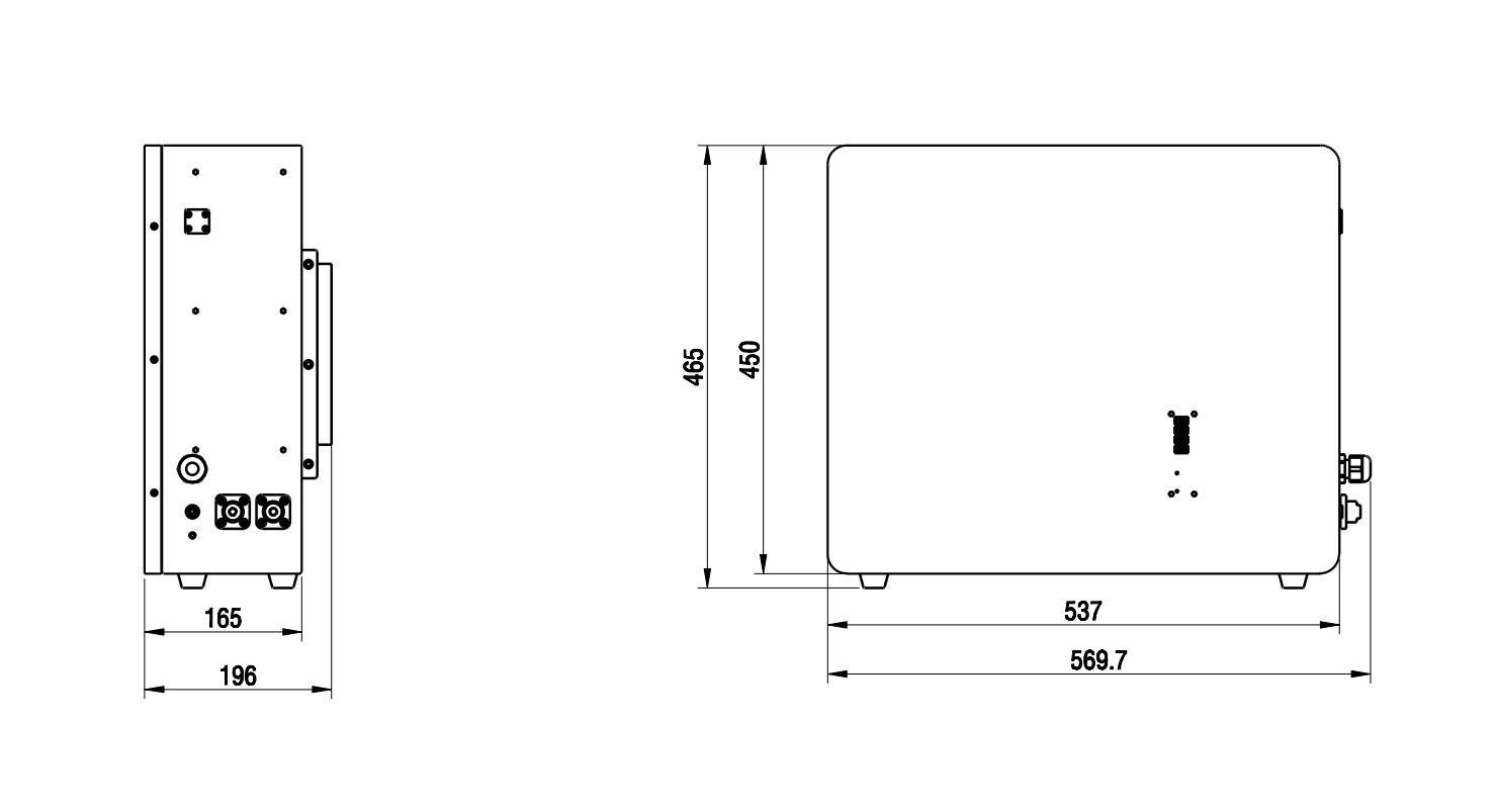 Enerlution 、 Hybess - Batería de litio de estantería de potencia de montaje en la pared para batería de almacenamiento solar Paquete de 100h 100h sin grupo 14
