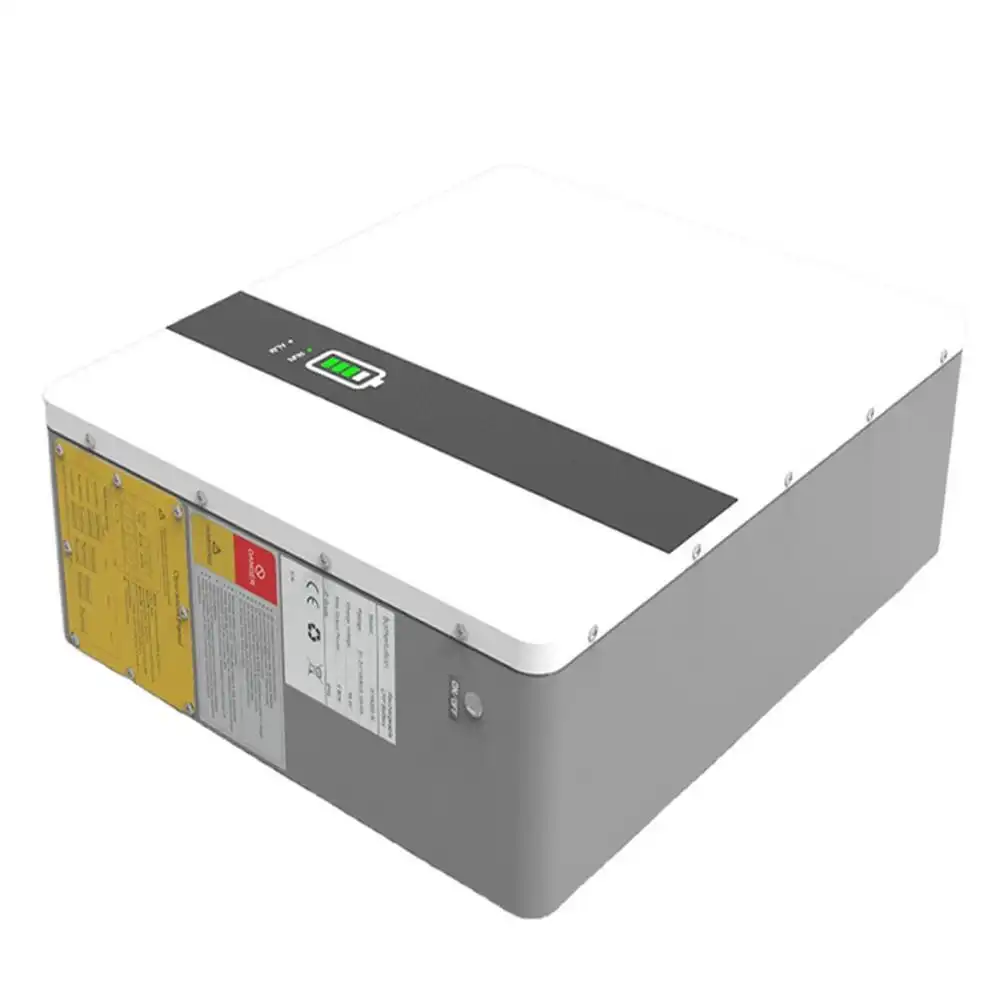 Enerlution 、 HYBESS - 6000 cycles 5kwh Batteries de stockage solaire 48V 100AH ​​Batterie murale au lithium à vendre sans groupage 1