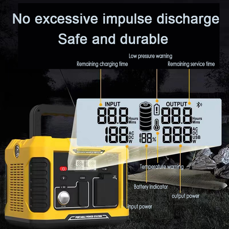 Enerlution 、 Hybess - Mylion Safest Mini UPS 22VDC 288WH Litio de litio Portable respaldo en línea UPS para una caja domiciliaria inteligente al aire libre Sistema de almacenamiento de energía en el hogar 10