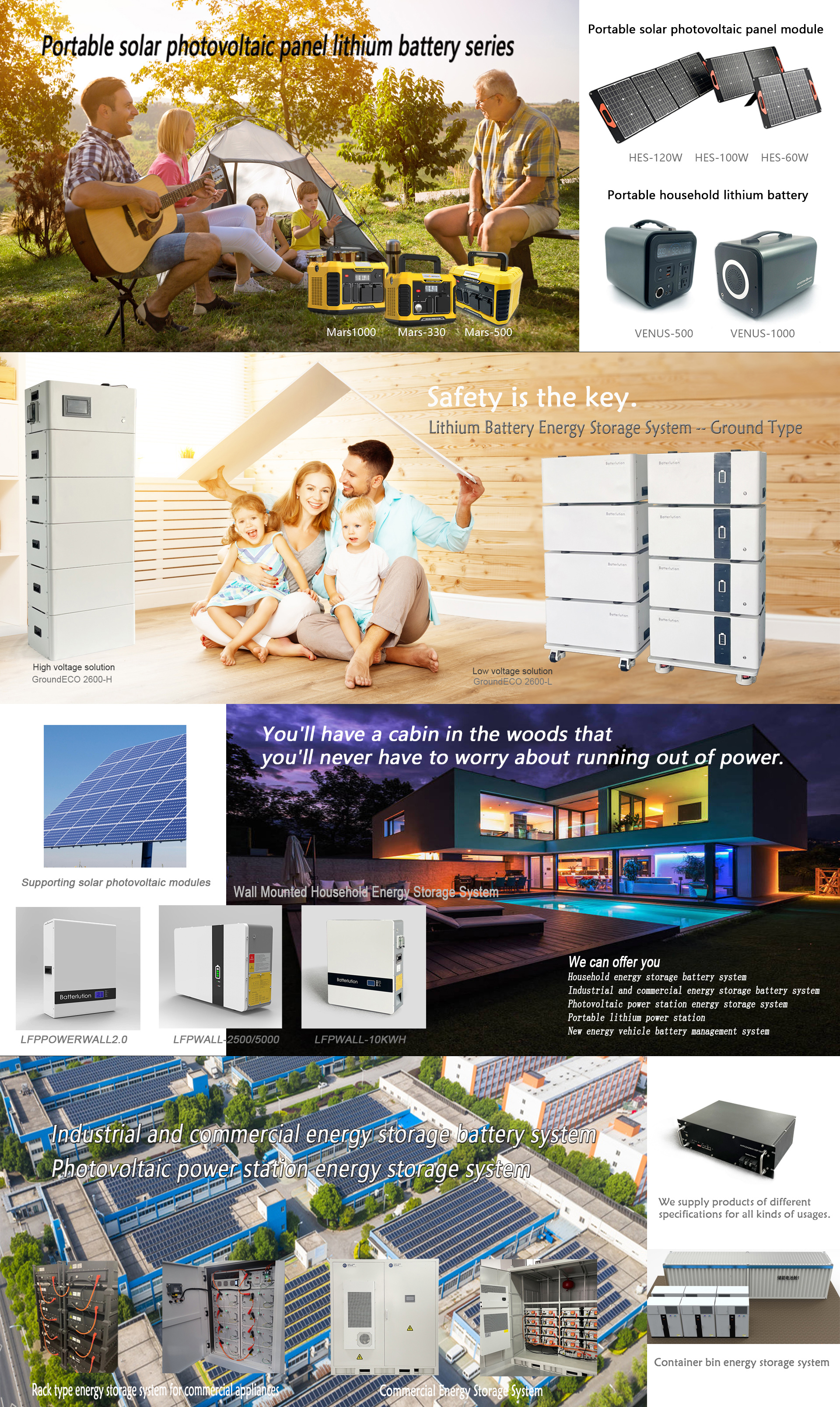 Enerlution 、 Hybess - جودة مضمونة فريدة من نوعها CE Mars500 520WH LFP أدوات الطاقة الليثيوم أيون محطة طاقة محمولة 21