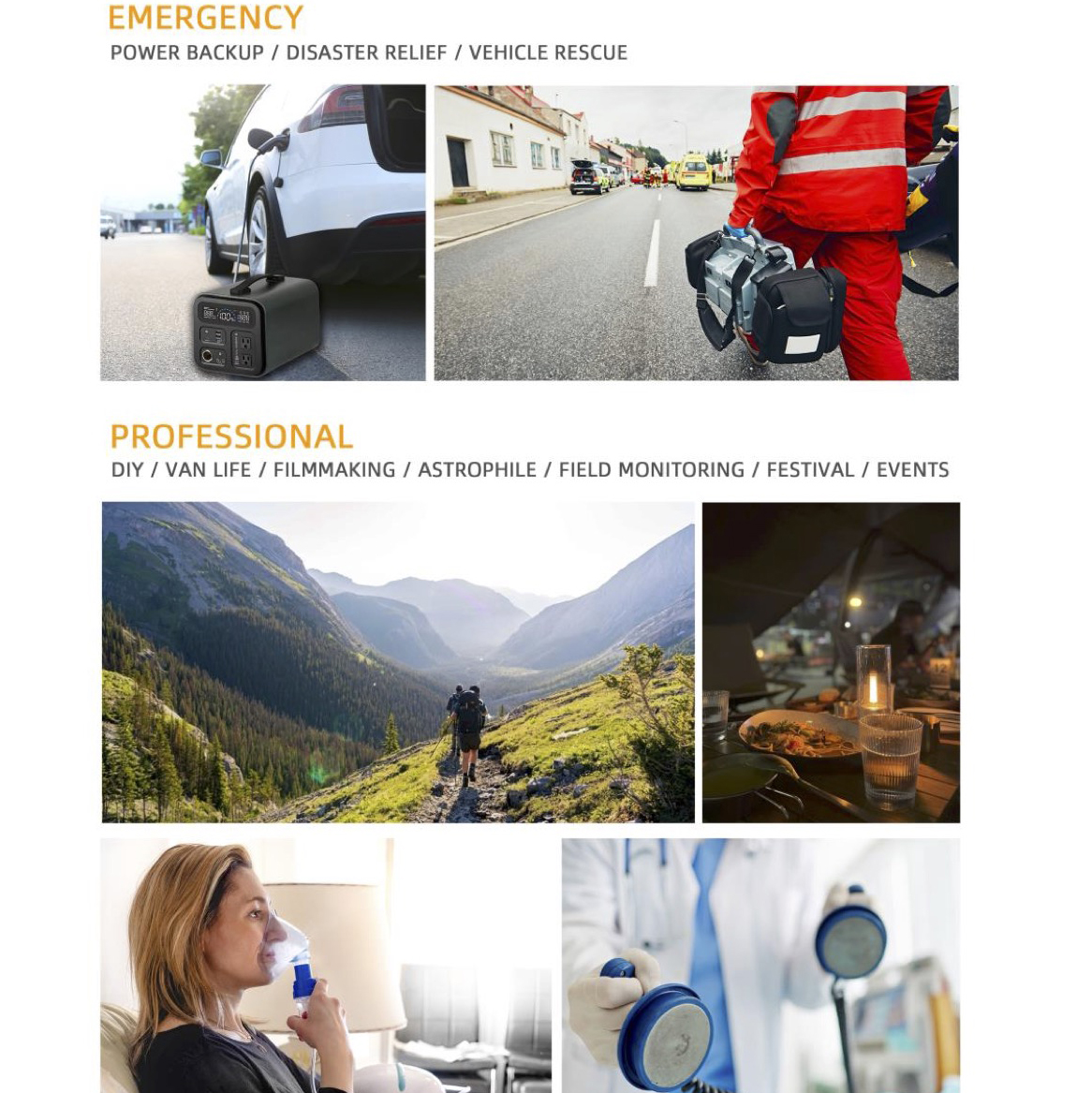 Enerlution 、 Hybess - محطة طاقة محمولة شمسية قابلة لإعادة الشحن مع لوحات طيية PV و 1000W 1038W بطارية الليثيوم للاستخدام في الهواء الطلق محطة طاقة محمولة 8