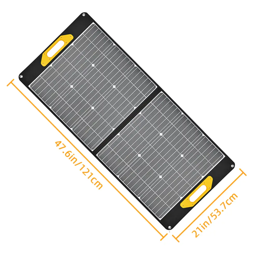 Enerlution、hybess - 100W solar photovoltaic panel outdoor energy collection off-road vehicle tourism emergency power supply Portable Power Station 1