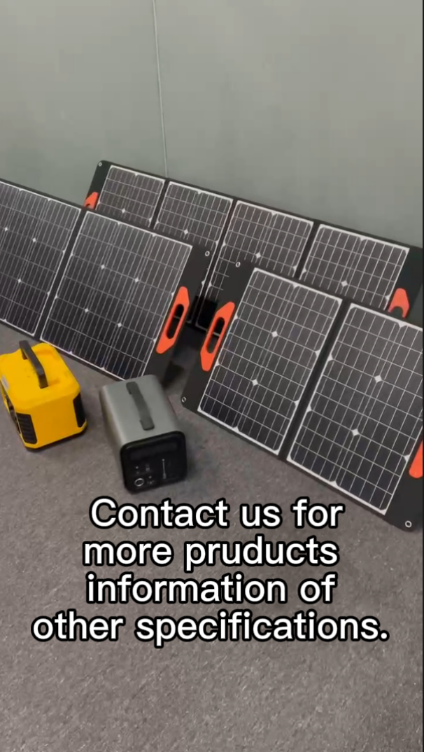 Enerlution 、 Hybess - محترف الكهروضوئي المحمول المنزلي الصغير توفير نظام الطاقة الشمسي 60W الكهروض 11