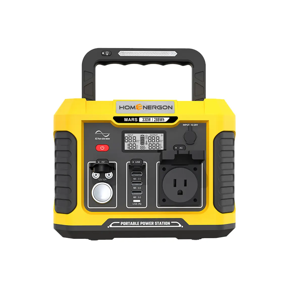 Energie 、 Hybess - wiederaufladbare Batterien Solargenerator 300W 500W 1000W Tragbarer Kraftwerk Power Bank Home Power Backup für das tragbare Kraftwerk im Freien Camping im Freien 1