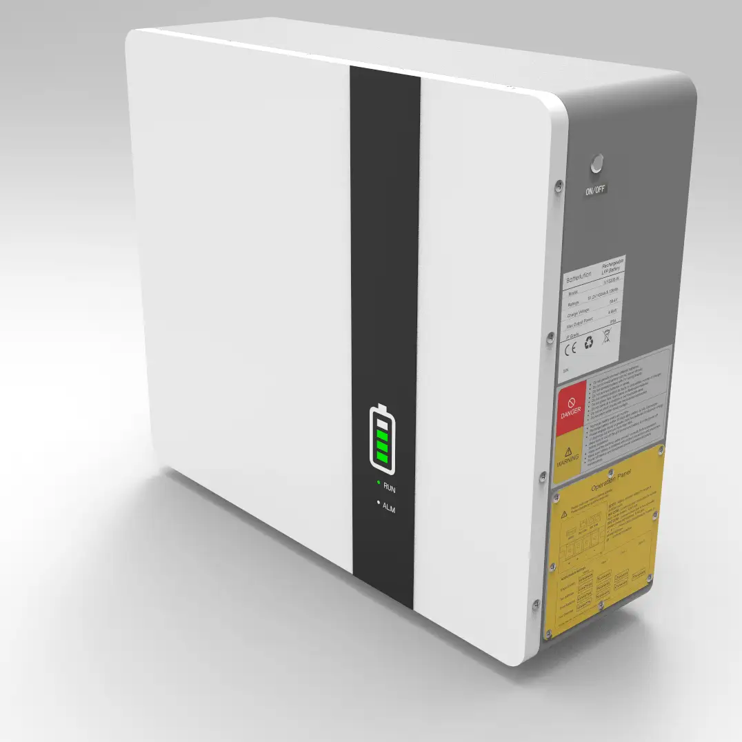Enerlution 、 Hybess - Popular 5kwh LifePo4 Solar House Lithium Ion Powerwall Batería Medida de batería Medida de batería de litio Serie de baterías 1