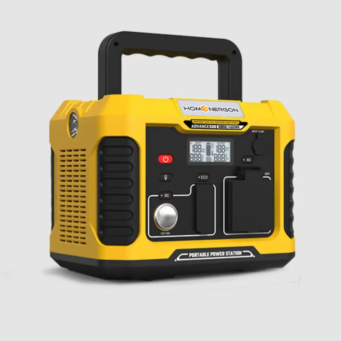 Enerlution、hybess - China factory High power AC China portable 330wh energy power station generator With Light Portable Power Station 1