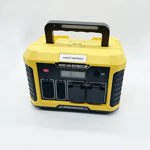 Enerlution 、 HyBESS - Générateur solaire 330W 500W 1000W PORTABLE POWER SALOCK BANK BANK HOME POWER BURET POUR CAMPING EXTACTION1 1