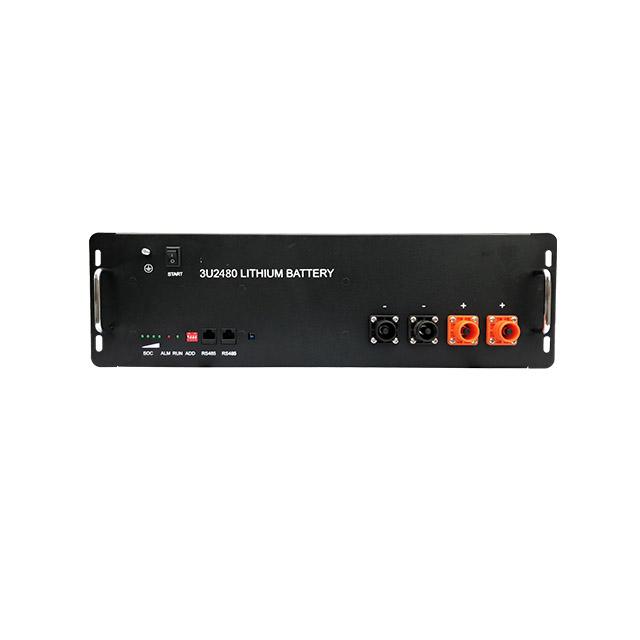 Enerlution 、 Hybess - 48v 100ah Rack LifePo4 بطارية 48V ليثيوم أيون البطارية حزمة 5 كيلو وات ساعة لتخزين الطاقة الشمسية السكنية المنزلية دون مجموعة 10