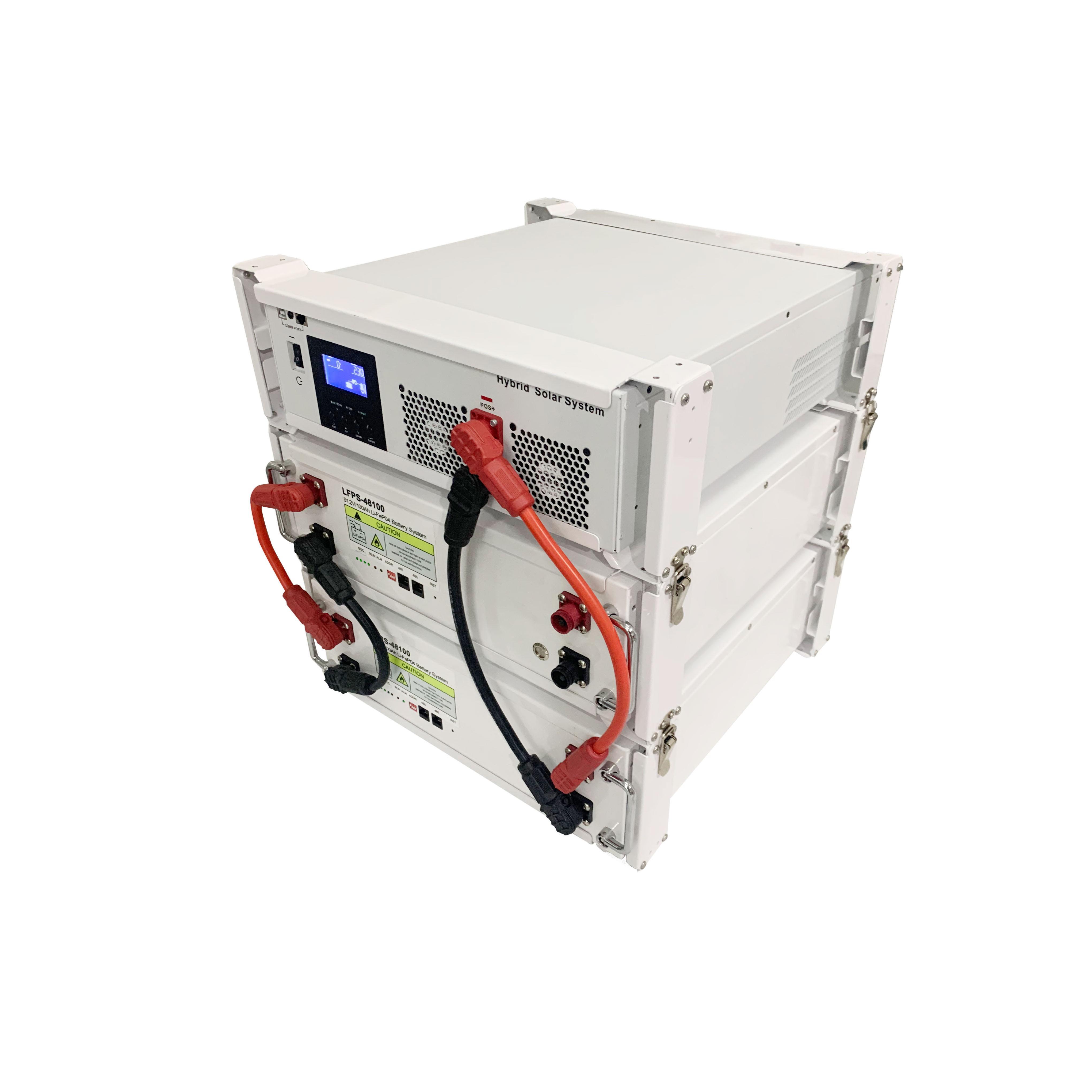 Enerlution 、 Hybess - المصنع يبيع مباشرة 48 فولت ليثيوم شمسي البطارية حزمة بطارية 100ah لاستخدام المنزل مع نظام الشبكة مع 6000+ دورات غير مجاورة 11