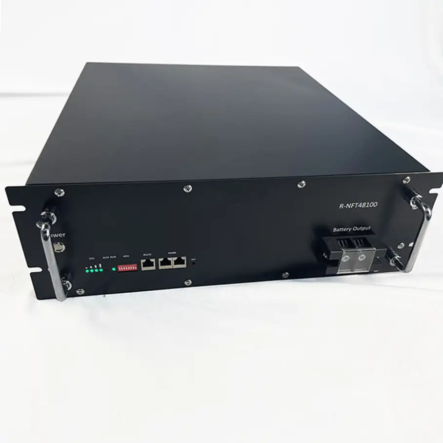 Energie 、 Hybess - Aufladen Rack Mount MOUNT LIFEPO4 51.2V 100AH ​​5.12KWH Pack Lithiumbatterie für Home- und Gewerbe -Rack -Rack -Lithium -Batterie -Serie 1