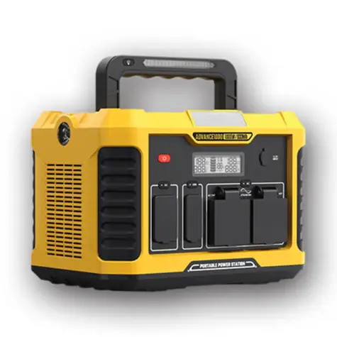 Enerlution 、 Hybess - LED LIGRA LIGHT 1000W Generador portátil Power Station para viajes para la computadora portátil Power Power Station 1