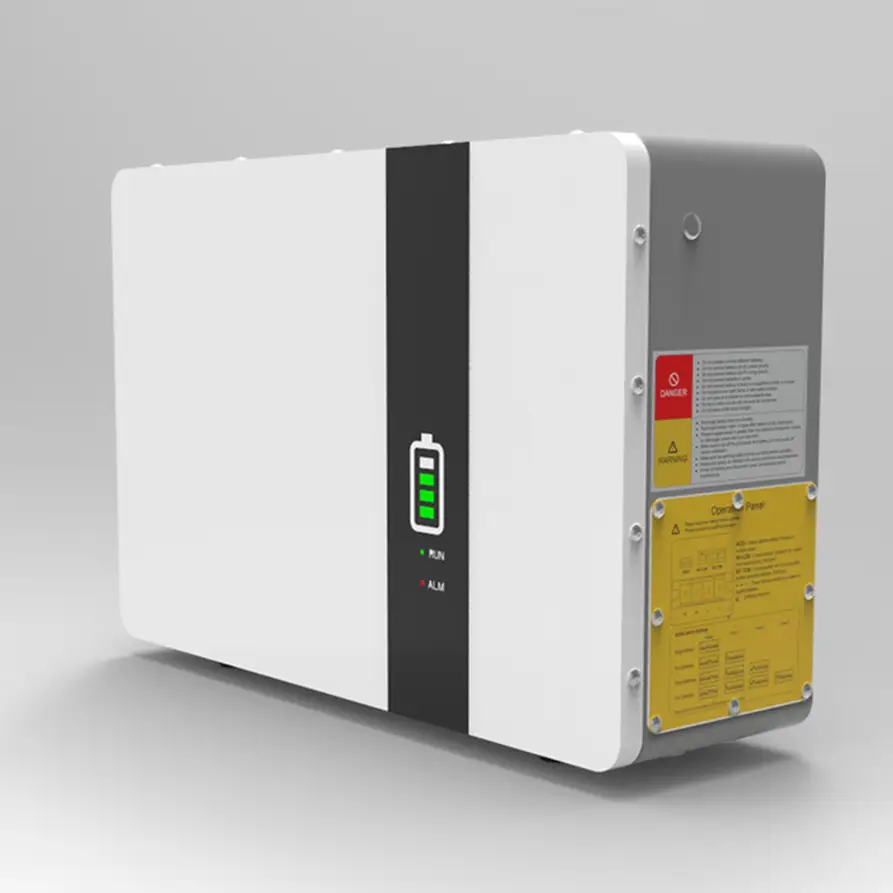 Enerlution 、 Hybess - Sistema di energia solare Powerwall LifePO4 Batteria al litio 5KW 51.2V 100 AH Home Battery Battery Wall Wall Lituium Series 1