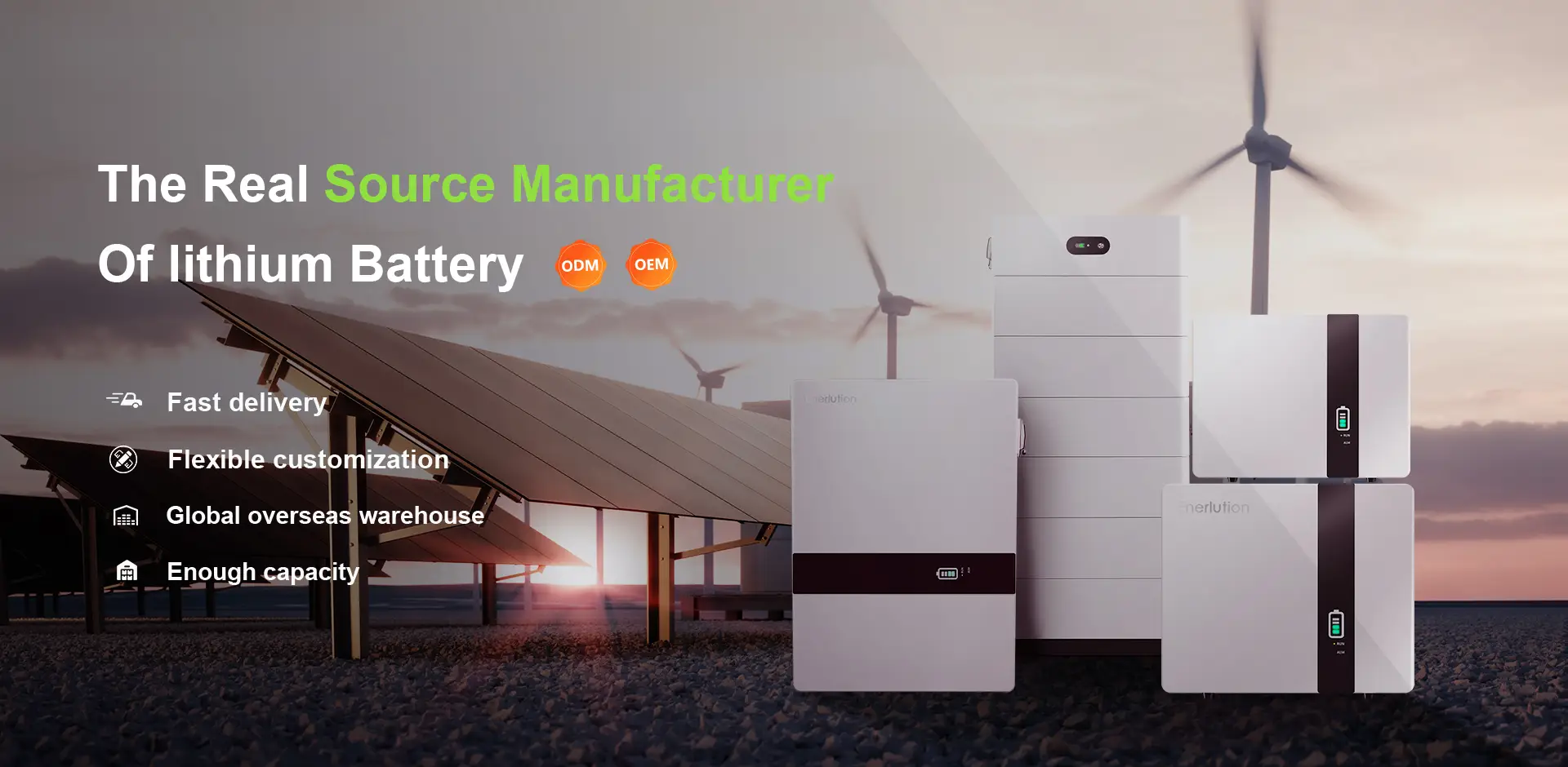 Warehouse Power Power LifePO4 Batteria pacco 48V 2,5 kWh Conservazione dell'energia solare Prezzo della batteria delle batterie a ioni di litio 10kw 1