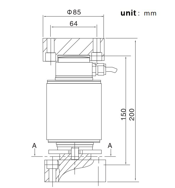 CMK OIML COMPRESIÓN ZEMIC ALTA TEMPERACIÓN Sensor de peso Columna Celular de carga de tensión para camiones Escamas Santwell 12