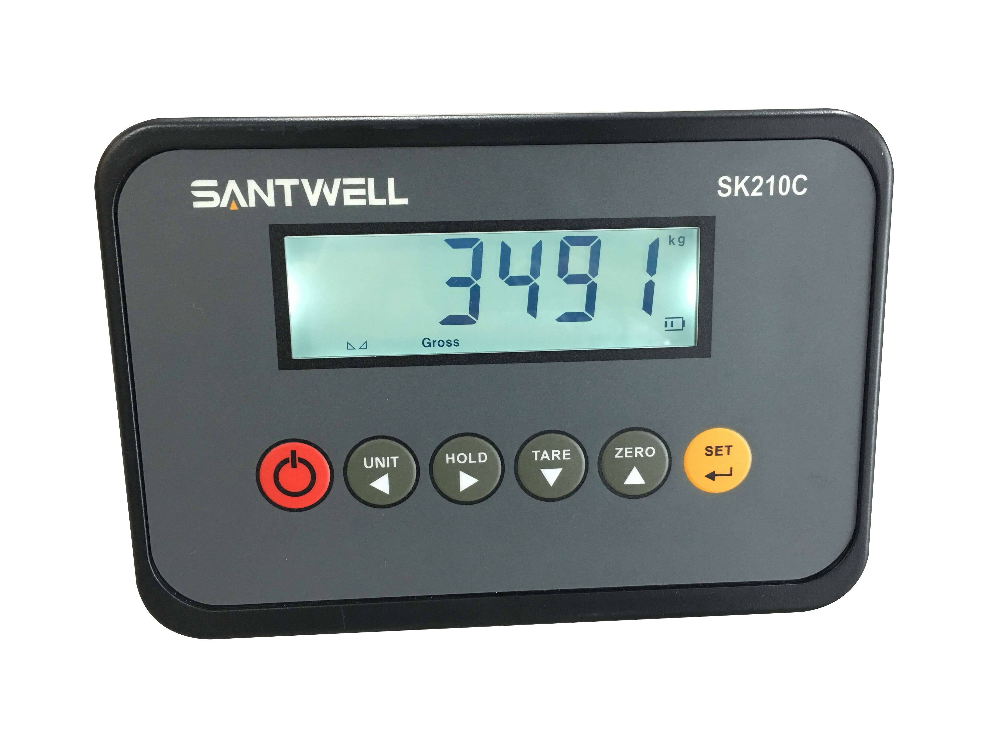 SK210C Pantalla de dígitos personalizados de plástico alojamiento impermeable Indicador de pesaje electrónico Santwell 15