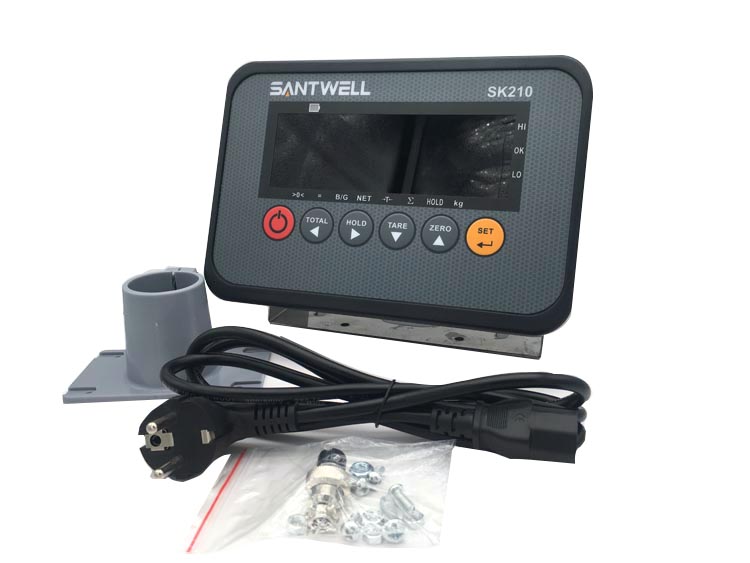 SK210C Pantalla de dígitos personalizados de plástico alojamiento impermeable Indicador de pesaje electrónico Santwell 13