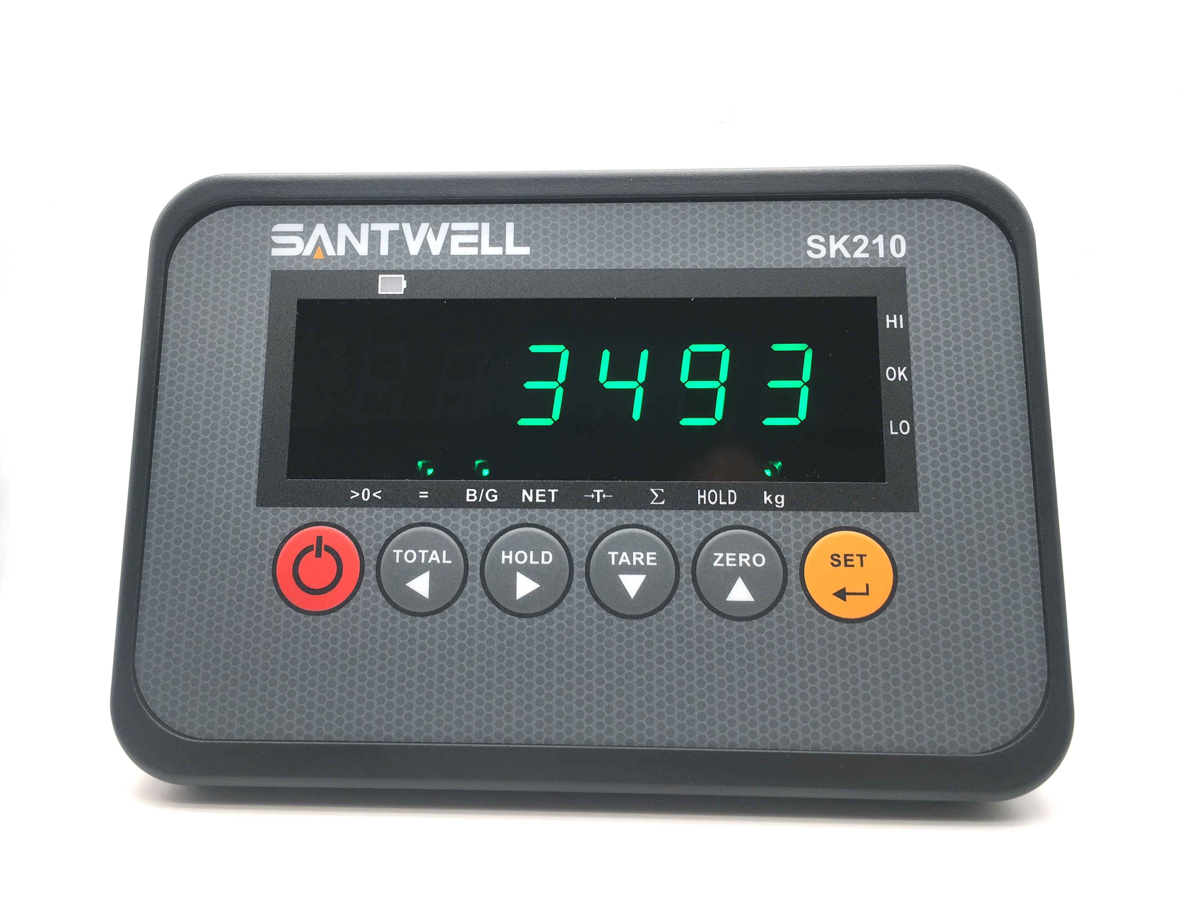 SK210C Pantalla de dígitos personalizados de plástico alojamiento impermeable Indicador de pesaje electrónico Santwell 10