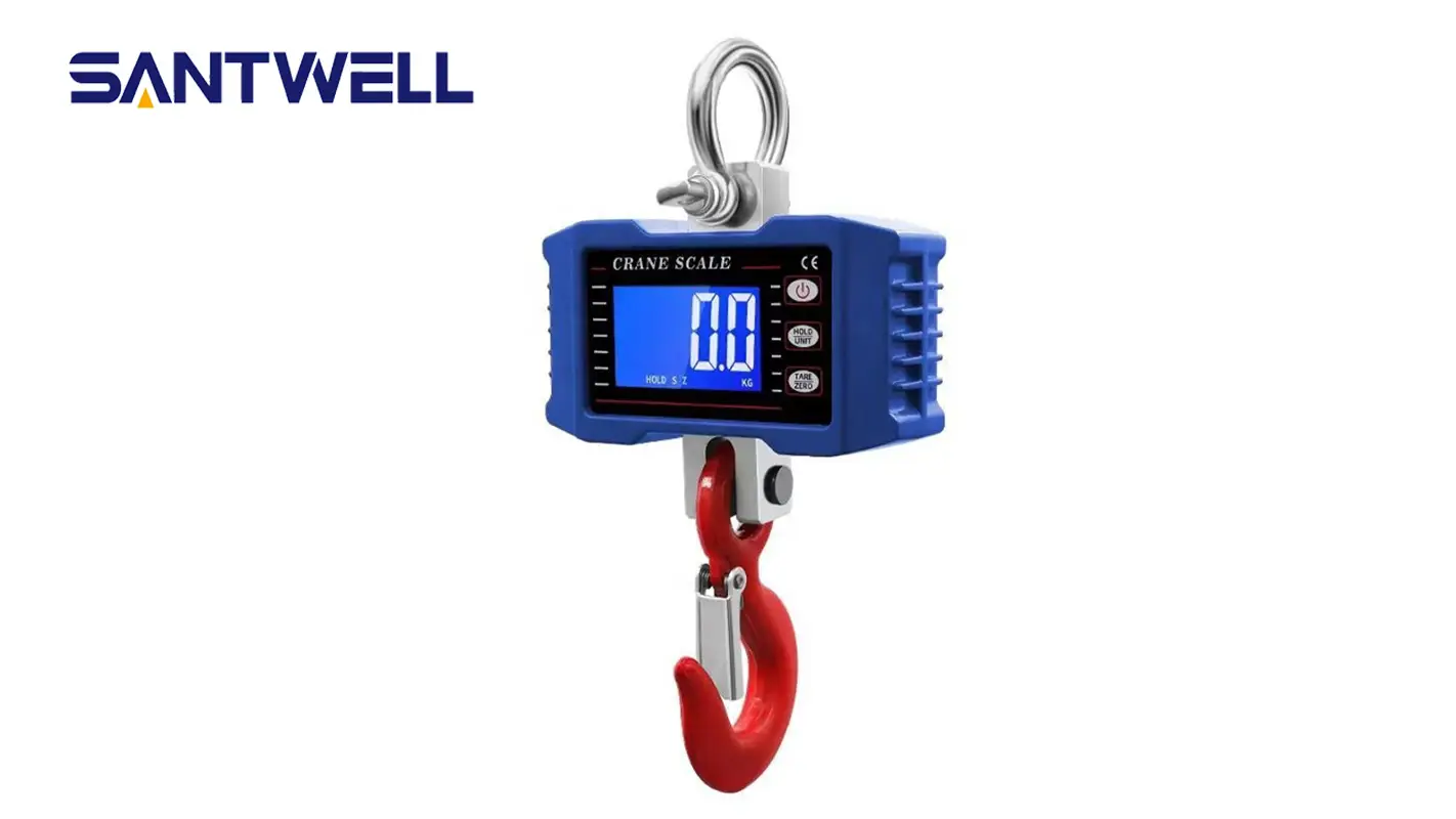 HK-01 in lega di alluminio ad alta precisione blu retroillumina lcd display di pesatura digitale su misura scala di pesa santwell 1