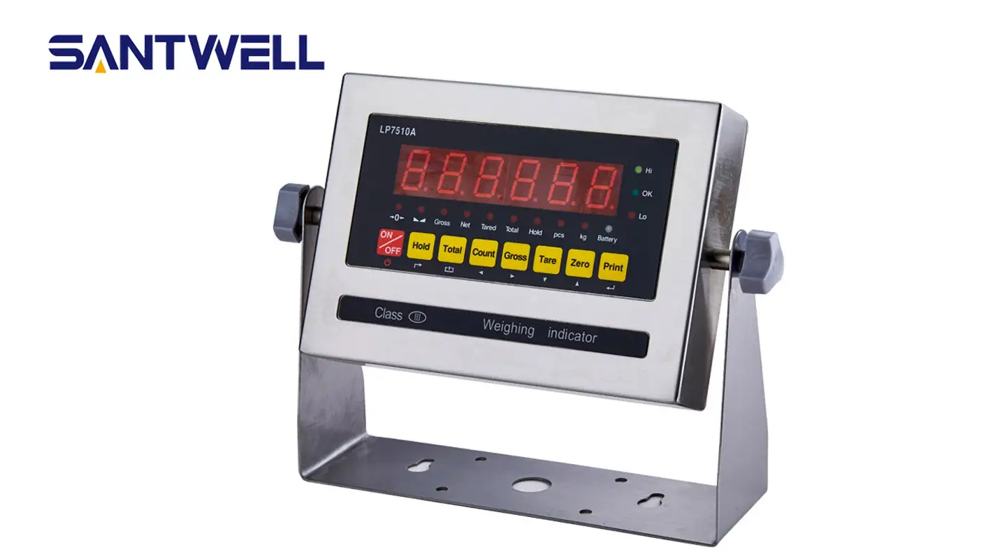 LP7510 계량 표시기 전자 디지털 계량 스케일 표시기 라벨 프린터 Santwell 1