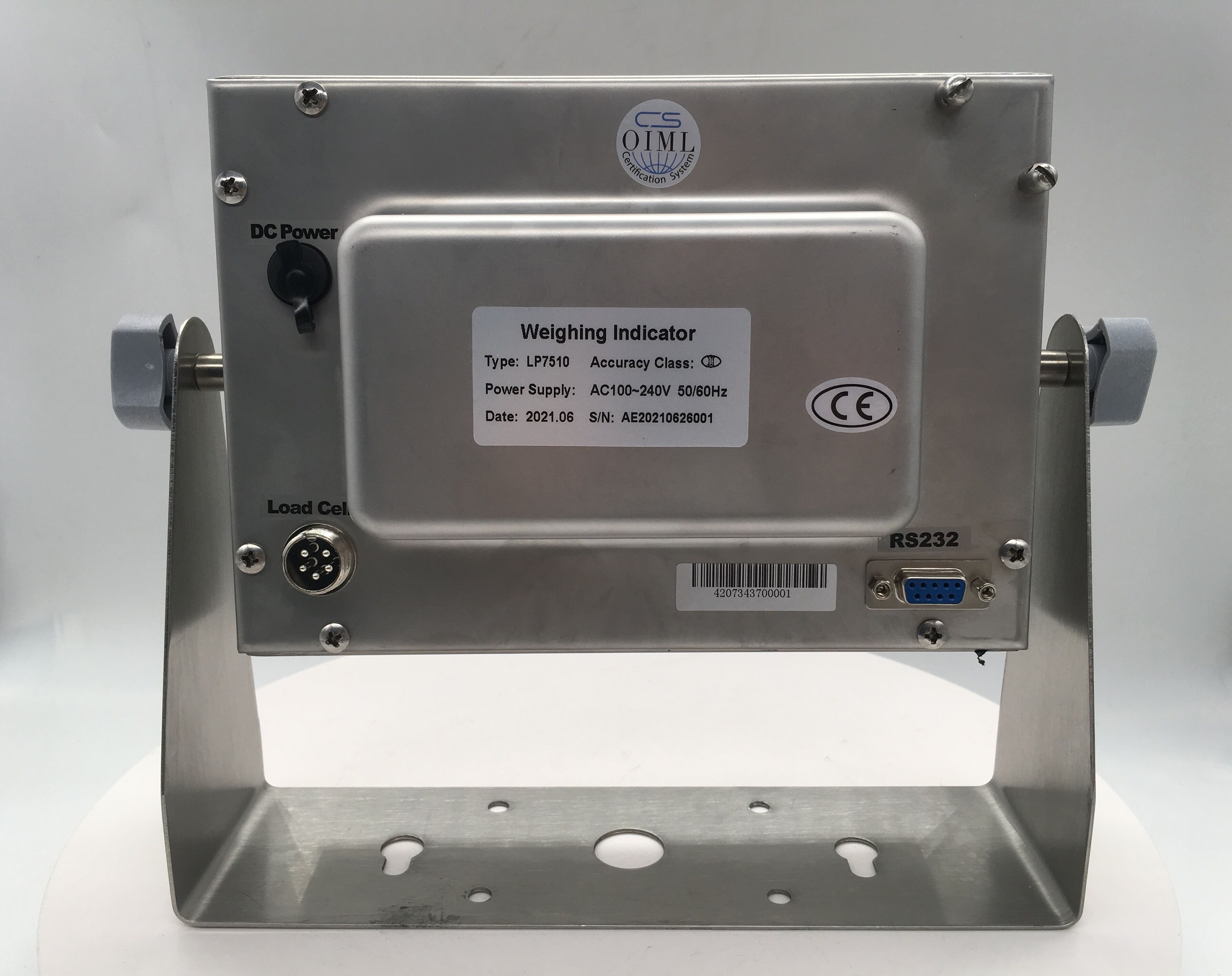 LP7510 INDICADOR DE PESA ESCALA ELECTRÓNICA INDICADOR DE LA ESCALLA EL Etiqueta Santwell 15