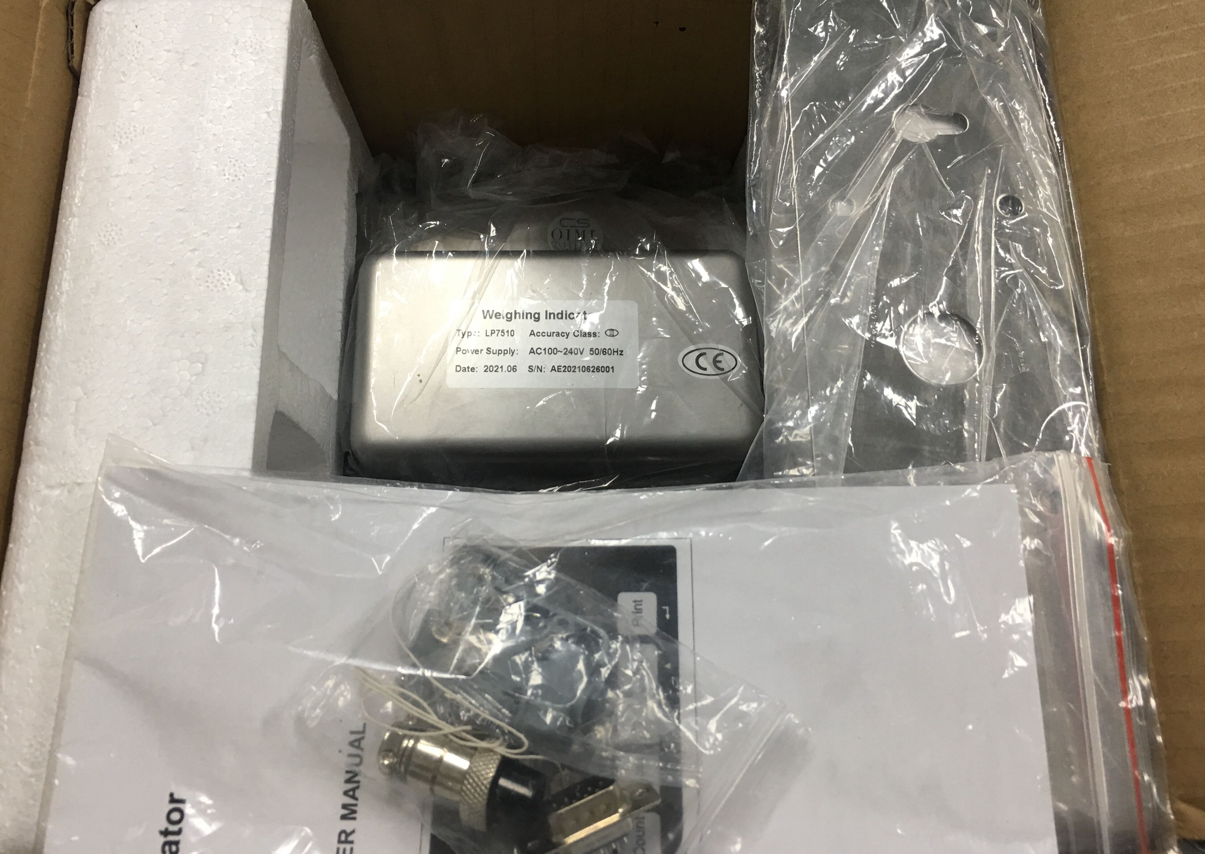 LP7510 INDICADOR DE PESA ESCALA ELECTRÓNICA INDICADOR DE LA ESCALLA EL Etiqueta Santwell 25