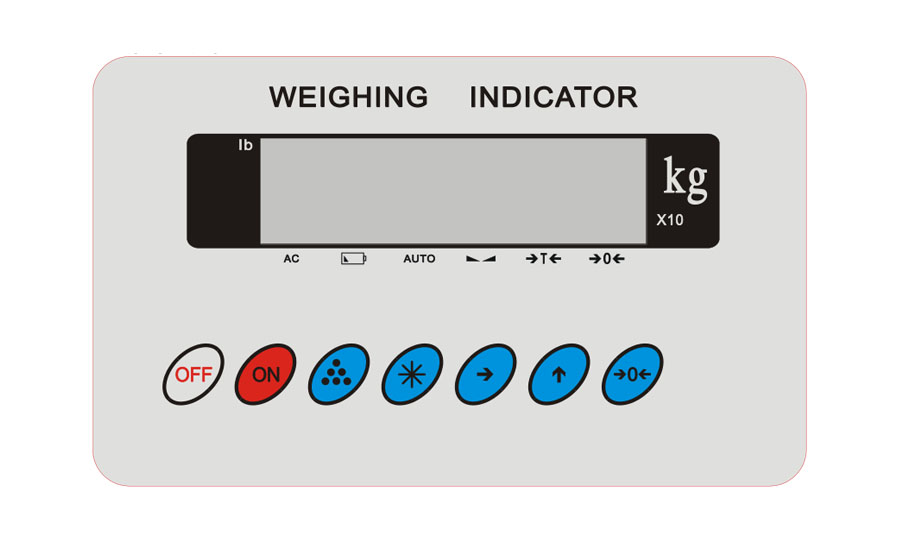 XK315A1-7 Red LED Industrial Acero inoxidable Pesaje INDICADOR DE LA ESCALA USB Santwell 8