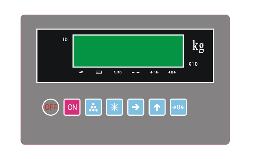 XK315A1-7 Red LED Industrial Acero inoxidable Pesaje INDICADOR DE LA ESCALA USB Santwell 9