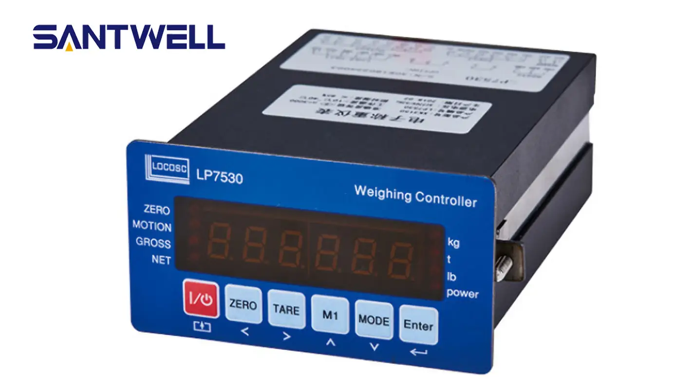 LP7530 알루미늄 합금 하우징 정량적 호퍼 무선로드 셀 컨트롤러 계량 지표 Santwell 1