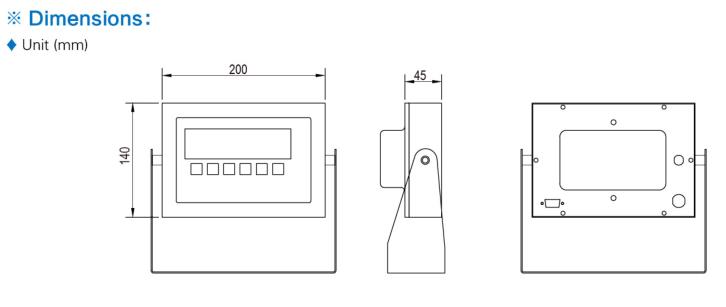 Indicador LCD LCD LCD de plataforma LCD LP7512P de acero inoxidable con la impresora Santwell 15