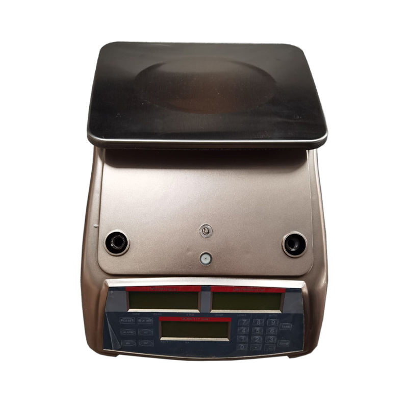 TS2004 Contado de la escala de pesaje Electrónica con pantalla LCD para la escala de computación de precios de necesidad industrial Santwell 12