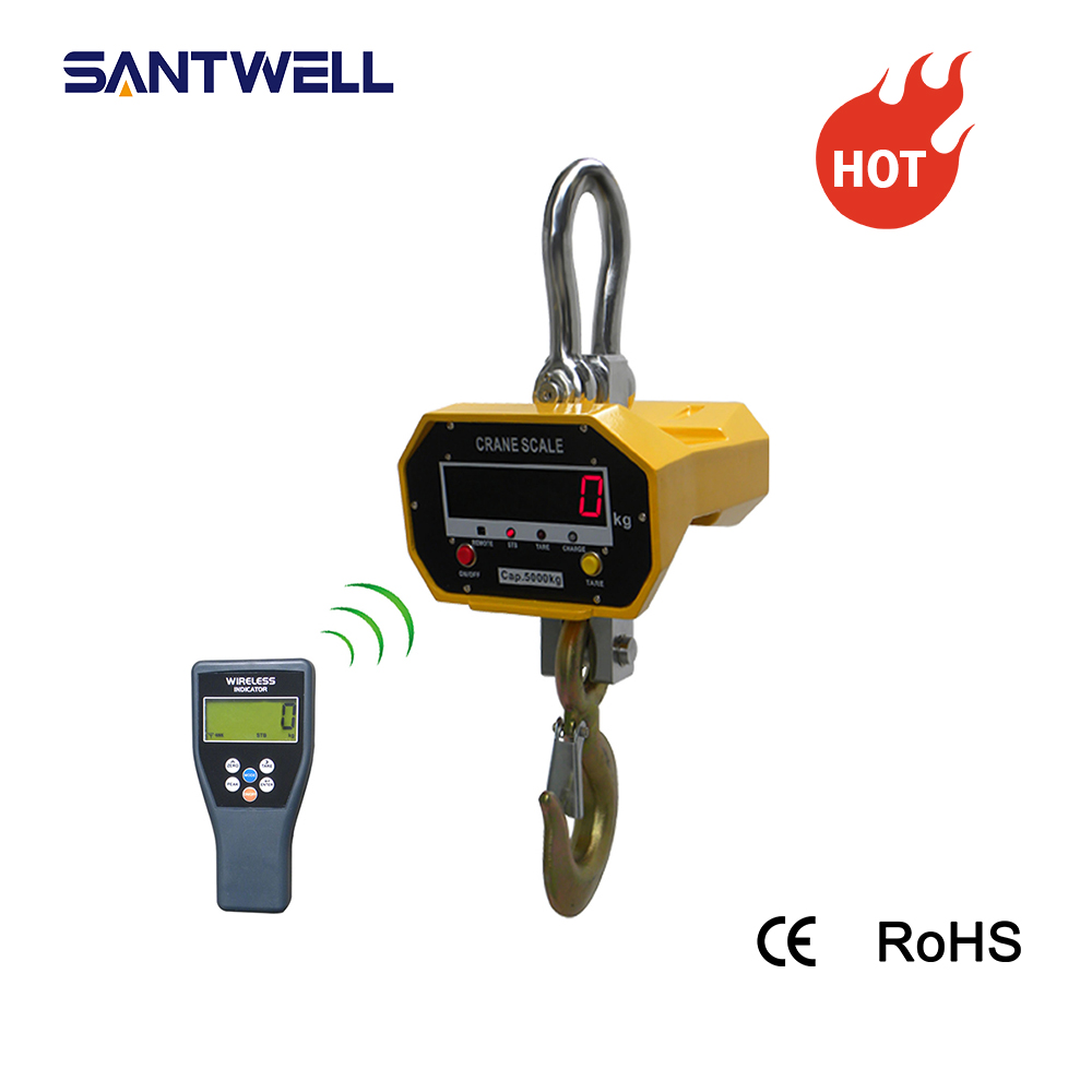 HK-SL LED ESCALE ELECTRICA PESA Escala de grúa digital de servicio pesado Santwell 11