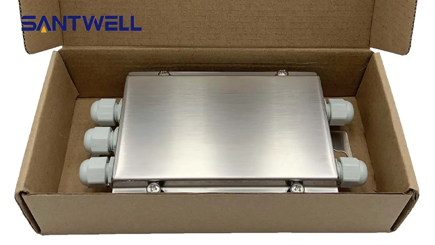 JBX-4S Stainless Steel 304 Junction Box IP68 Waterproof Electrical Analog Junction box Santwell 1