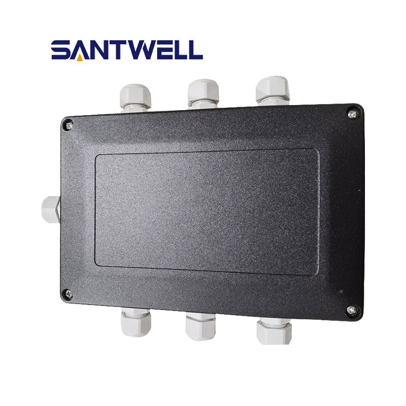 Jag-6 Carbon Steel IP65 Regulador de 6 hilos Caja de unión conectada a la celda de carga Santwell 6