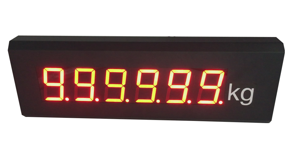 SANTWELL - 5 V -1A Alto brillo Luminiscencia Estable Luminiscencia Alta precisión LED Red Indicador Gran visualización para un indicador de pesaje Gran pantalla 10