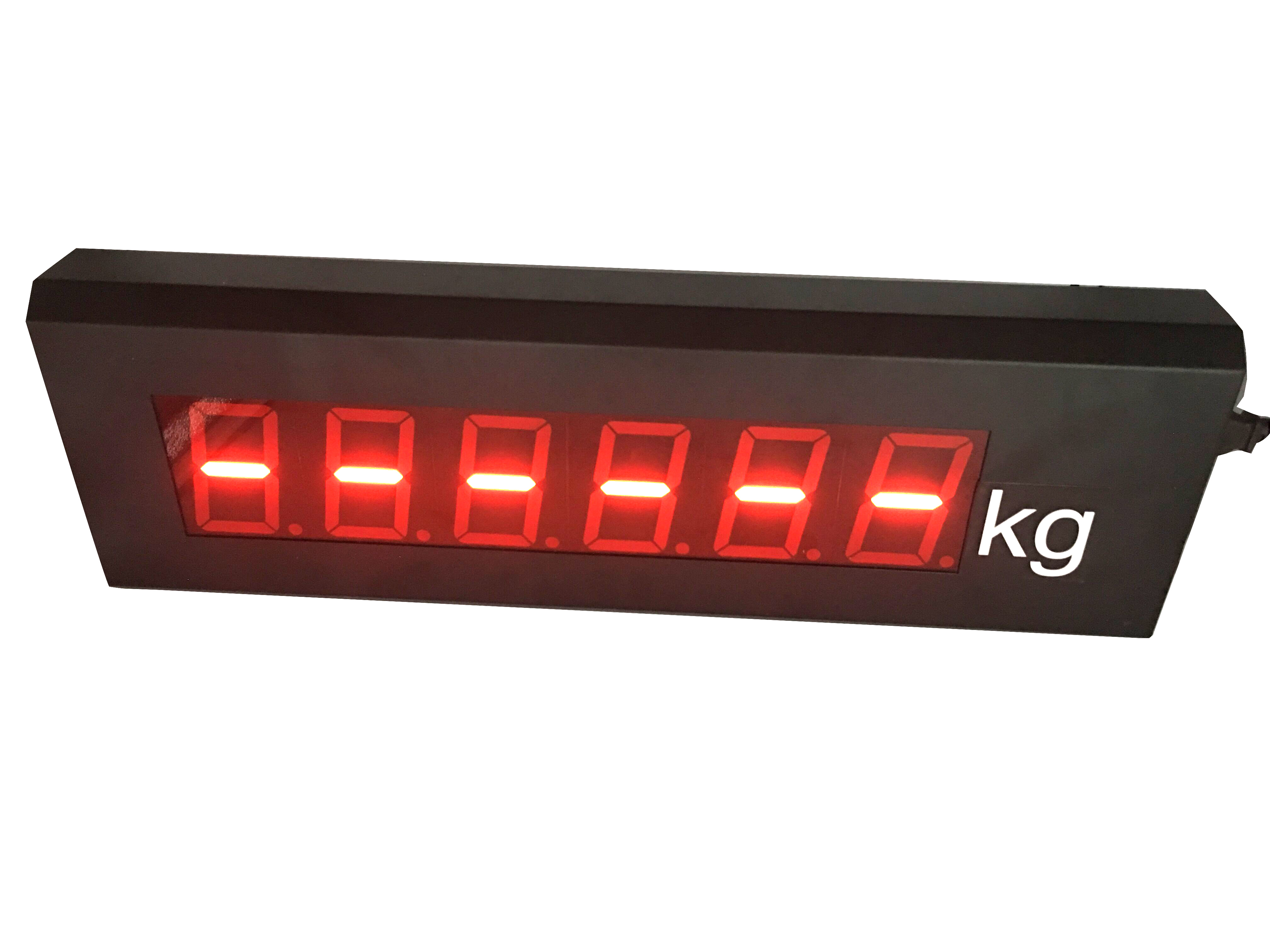 SANTWELL - 5 V -1A Alto brillo Luminiscencia Estable Luminiscencia Alta precisión LED Red Indicador Gran visualización para un indicador de pesaje Gran pantalla 15