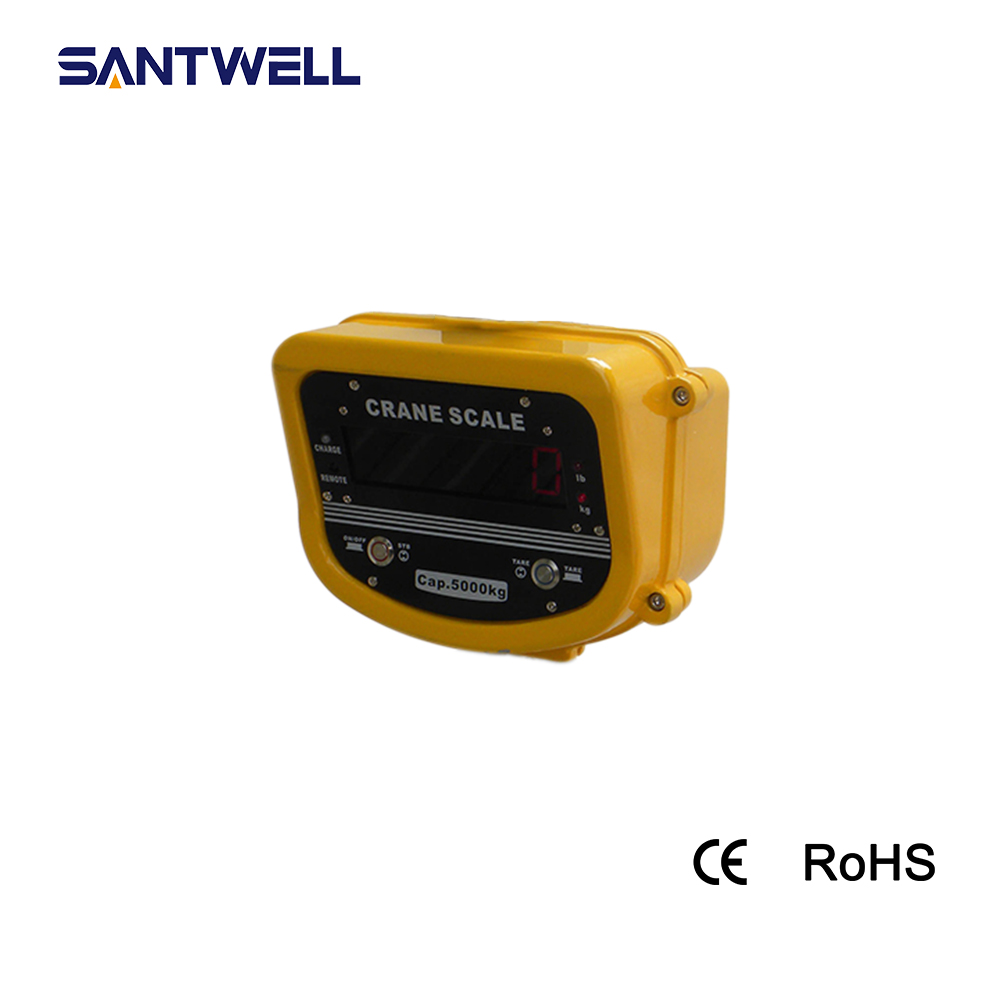 HK-SX Hunting Home Farm o Escala de pesaje de construcción con escalas de grúa de exhibición remota Santwell 8