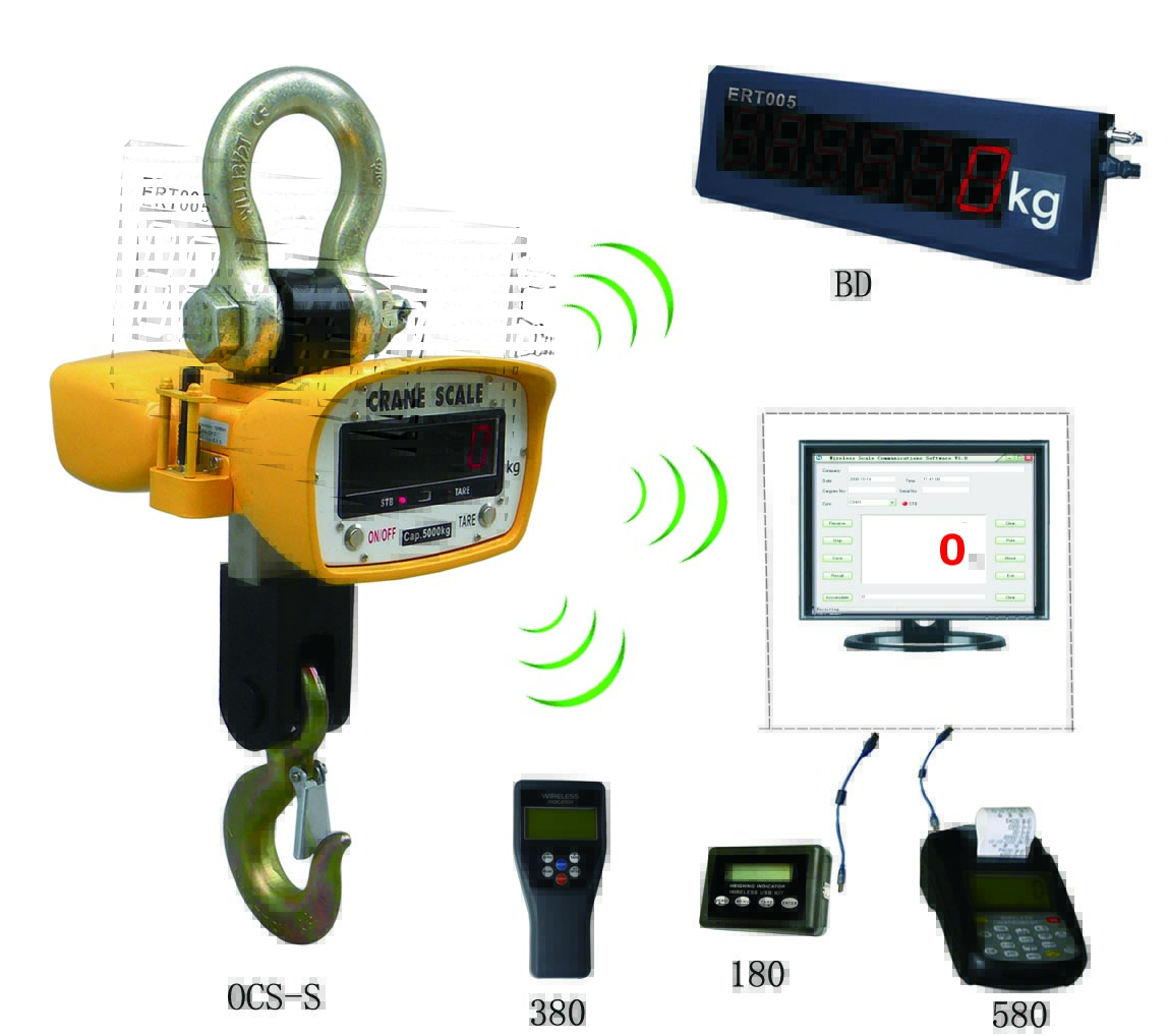 HK-SW Wifi Bluetooth Crane Escala inalámbrica Cantwell 7