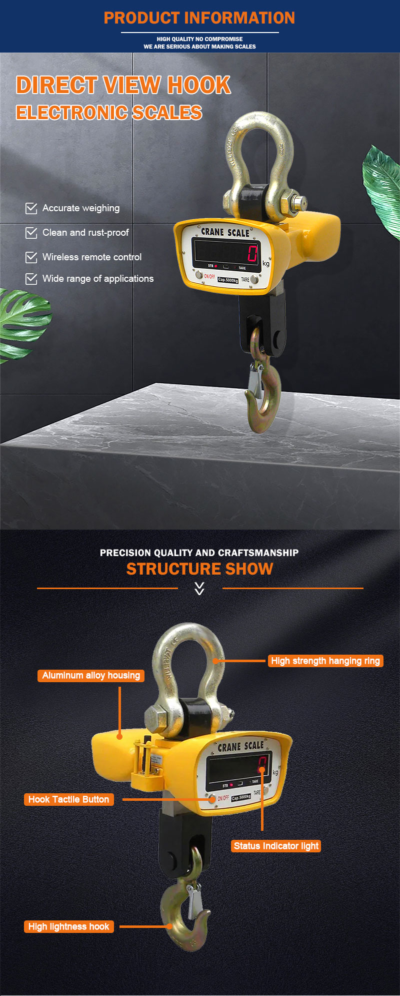 HK-SW Wifi Bluetooth Crane Escala inalámbrica Cantwell 13