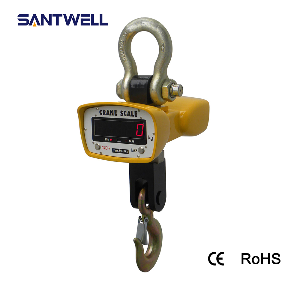 HK-S Modelo ESCALE DE PESA ELÉCTRICA ELECTRICA Escala de grúa industrial Santwell 9