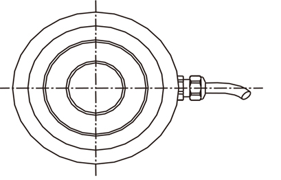 Sensor de compresión MA117 Fuerza de miniatura de compresión Medición de la celda de carga de estilo de radios Santwell 9