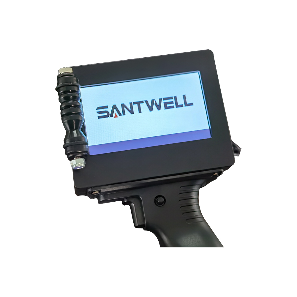 D10 Multifunción Idioma opcional portátil de tinta portátil Impresora de fábrica de fábrica Impresora automática Santwell 10